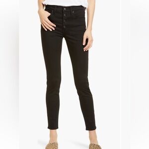 Madewell High Rise Black Jeans